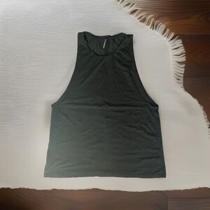 Carbon38 Crop Tank Top  SZ S/ Black OPEN BACK